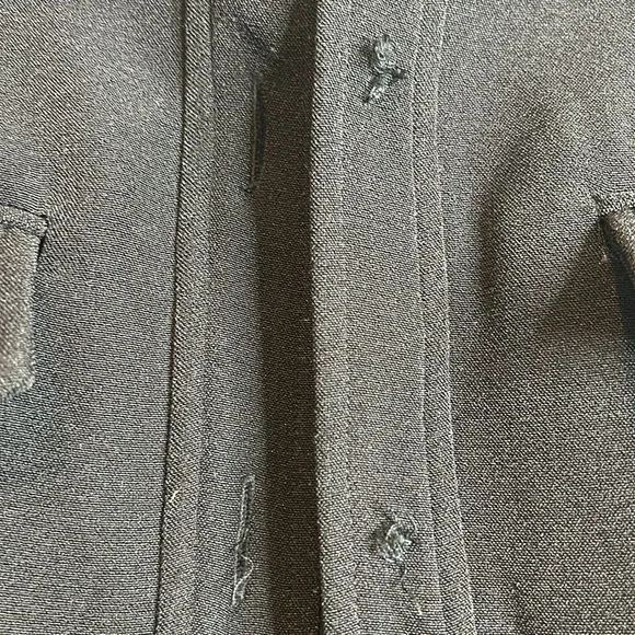 Toccin Valerie Womens Black Long Sleeve Button Down Dress Size 4 - Picture 7 of 10